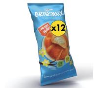 Cornetti Proteici Senza Carboidrati EatPro 12 Brioches Senza Zucchero Low Carb Vaniglia 1,1% Zuccheri, 25% Proteine, Colazione Proteica Keto Diet Croissant Proteici, Dieta Chetogenica Prodotti