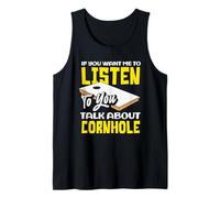 Cornhole Amante Ascolta Parlare Di Cornhole Canotta
