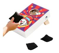 Cornhole Boards - Wooden Funny Interactive Toys, Portable Bean Bag Toss with 3 Scoring Holes, Backyard Family Game, Classic Lawn Activity, Outdoor Entertainment for Kids Home Party Gatherings Yard