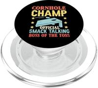 Cornhole Champ Official Smack Talking Boss Of The Toss PopSockets PopGrip per MagSafe