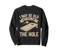 Cornhole Dad Funny Posso Essere Vecchio ma Trovo Ancora Il Buco Felpa