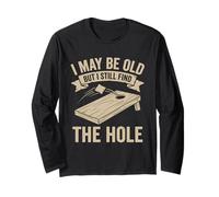 Cornhole Dad Funny Posso Essere Vecchio ma Trovo Ancora Il Buco Maglia a Manica