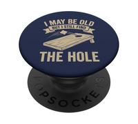 Cornhole Dad Funny Posso essere vecchio ma trovo ancora il buco PopSockets PopGrip Adesivo