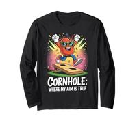 Cornhole Dove Il Mio Obiettivo è la Vera Celebrazione Maglia a Manica