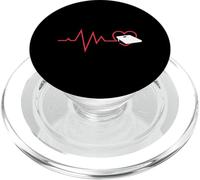 Cornhole Giocatore Battito Cuore Cornhole Amante PopSockets PopGrip per MagSafe