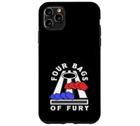 Cornhole Giocatore Quattro Borse Di Furia Divertimento Custodia per iPhone 11 Pro Max