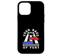 Cornhole Giocatore Quattro Borse Di Furia Divertimento Custodia per iPhone 12 mini