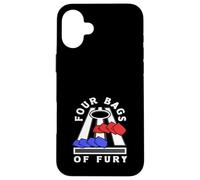 Cornhole Giocatore Quattro Borse Di Furia Divertimento Custodia per iPhone 16 Plus