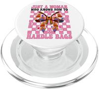 Cornhole Giocatore Solo Una Donna Che Sa Come Maneggiare Borse PopSockets PopGrip per MagSafe