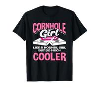 Cornhole Girl Lover piace una ragazza normale molto più bella Maglietta