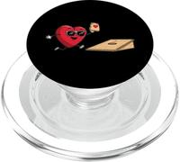 Cornhole Heart Team Player Occhiali da sole San Valentino PopSockets PopGrip per MagSafe