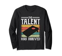 Cornhole Il talento è Arrivato Corn Hole Giocatori Cornhole Maglia a Manica