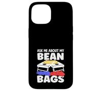 Cornhole Lover Chiedimi del mio Bean Bag Fun Custodia per iPhone 15