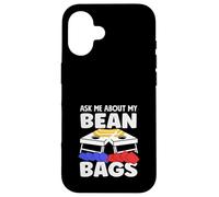 Cornhole Lover Chiedimi del mio Bean Bag Fun Custodia per iPhone 16