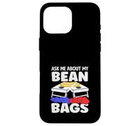 Cornhole Lover Chiedimi del mio Bean Bag Fun Custodia per iPhone 16 Pro Max