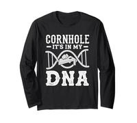 Cornhole Lover È nel mio DNA Divertente Gioco Passione Maglia a Manica