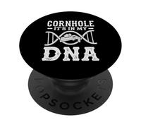 Cornhole Lover È nel mio DNA Divertente Gioco Passione PopSockets PopGrip Adesivo