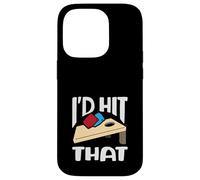 Cornhole Lover: I'd Hit That Fun Game Slogan Custodia per iPhone 14 Pro