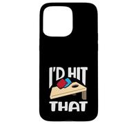 Cornhole Lover: I'd Hit That Fun Game Slogan Custodia per iPhone 15 Pro Max