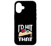 Cornhole Lover: I'd Hit That Fun Game Slogan Custodia per iPhone 16