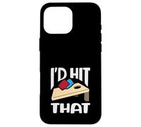 Cornhole Lover: I'd Hit That Fun Game Slogan Custodia per iPhone 16 Pro Max