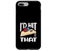 Cornhole Lover: I'd Hit That Fun Game Slogan Custodia per iPhone 7 Plus/8 Plus