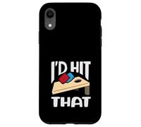 Cornhole Lover: I'd Hit That Fun Game Slogan Custodia per iPhone XR