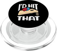 Cornhole Lover: I'd Hit That Fun Game Slogan PopSockets PopGrip per MagSafe