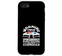 Cornhole Lover Warning può iniziare a parlare cornhole Custodia per iPhone SE (2020) / 7 / 8
