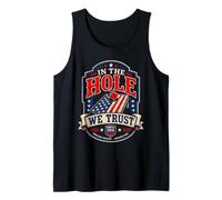 Cornhole Patriottico nel Buco We Trust USA Bean Bag Toss Canotta