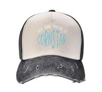 Cornhole Pun Hey Now You're a Cornstar Baseball cap Cappelli in Offerta Cappello con Crema Solare Uomo per Il Sole Ragazzo Bambino Donna