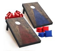 Cornhole Ufficiale in Legno - 90×60 cm - 2 Tavole + 8 Sacchetti - Set con Borsa da Trasporto - Gioco da Esterno per Bambini e Adulti - Giardino, Spiaggia, Campeggio - Original Corner
