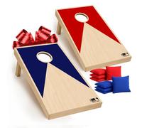 Cornhole Ufficiale in Legno - 90×60 cm - 2 Tavole + 8 Sacchetti - Set con Borsa da Trasporto - Gioco da Esterno per Bambini e Adulti - Giardino, Spiaggia, Campeggio - Original Corner