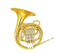 Corni Eb/F a tre tasti Corno da Caccia Mini Pocket Horn Strumento a fiato