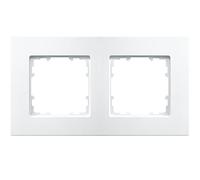 Cornice 2 elementi 161x90mm in bianco polare | Siemens Delta MIRO 5TG11120WH