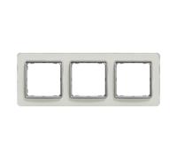 Cornice 3 scomparti, vetro bianco Sedna Design ed SDD360803