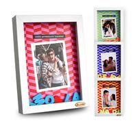 Cornice 3D Profonda IDEA REGALO SAN VALENTINO con Scritta TI AMO e Cuore in Rilievo - Personalizzato con Foto e Lettere in 3D - Shadow Box Idea Regalo Romantica Originale per Lui e Lei