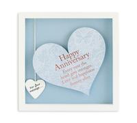 Cornice A Cuore Con Sentimento E Token A Cuore Appeso - Felice Anniversario