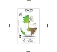 Cornice a giorno in vetro certificata FSC® 15x20 cm Trasparente