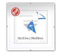 Cornice a giorno, in vetro di polistirene, anti-riflesso, con clip, 30 x 30
