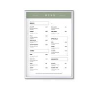 Cornice a scatto in alluminio profilo 25 mm, angoli vivi, formato A1 59,4x84,1 cm, PVC antiriflesso
