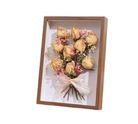 Cornice a telaio, Scatola for ombrelli 3D con cornice for fiori secchi eterni e campioni di blocchi fai-da-te da 6-10 pollici(Color 4,6 inch)