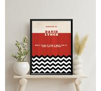 CORNICE A3 Poster Twin Peaks Quadro con stampa Locandina David Lynch