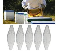 Cornice anti-fuga per ape, distanziatore in plastica per ape regina 5 pezzi plastica pratica per attrezzature per alveari per fattoria per proteggere le api per l'apicoltore