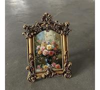 Cornice antica da tavolo, da parete, decorazione per la casa, cornice ornata