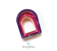 Cornice Arco Smerlato Set 3 Pz 6/8/10cm Formine Biscotti Cookie Cutter