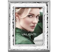 Cornice Argento Portafoto Lucida con Bordo Interno ed Esterno Foto 18x24 Valenti