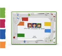 Cornice Argento Unisex Bimbo Compleanni Auguri Portafoto Cornici Argento Bambino