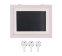 Cornice Artistica per Bambini Intercambiabile, Cornice per Foto per Bambini Che Si Apre e Chiude Facilmente, Espositore Magnetico per Opere D'arte per Bambini con Slot per (Roseo)