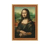 Trefl - Puzzle Puzzle di cornici d'arte Da Vinci: Monna Lisa - 500 Pezzi